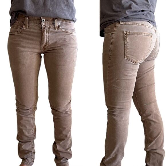 PAIGE Denim - Vintage Paige Sierra Skinny Sand Tan Jeans Size 29